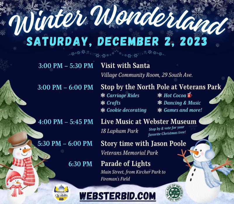 Rochester Rhapsody Caroling @ Webster Winter Wonderland