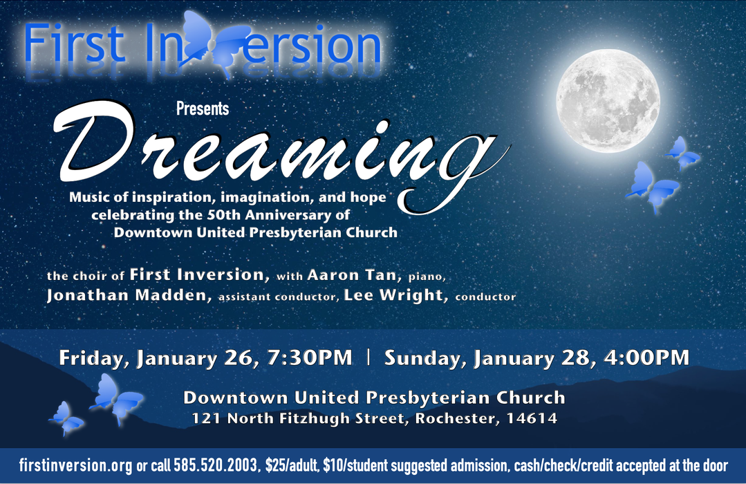 Dreaming:music of inspiration, imagination, and hope, celebrating the 50th anniversary of Downtown United Presbyterian Church