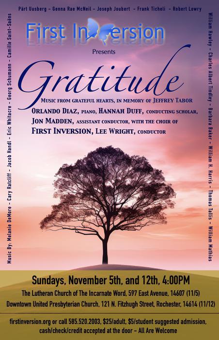 Gratitude: Music from Thankful Hearts in memory of Jeffrey Tabor