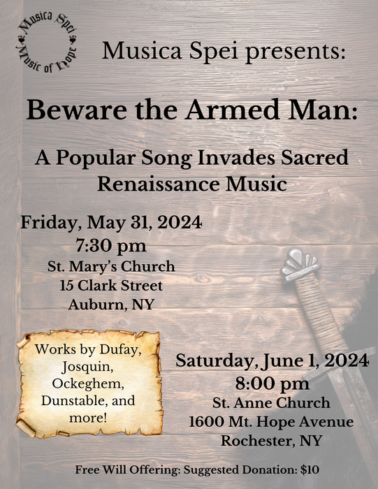 Beware the Armed Man: A Popular Song Invades Sacred Renaissance Music