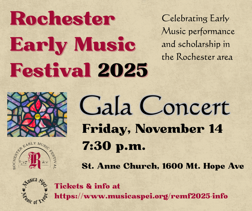 Rochester Early Music Festival Gala Concert