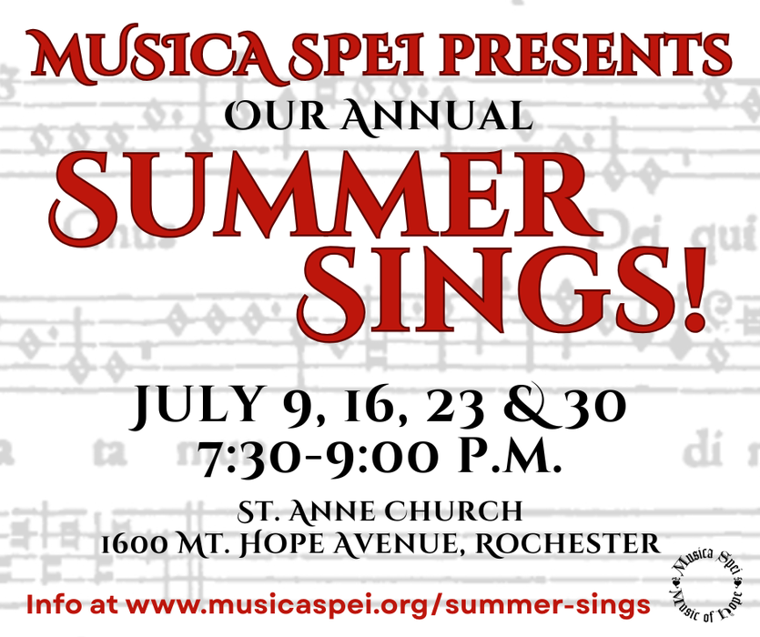 Musica Spei Summer Sing